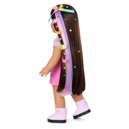 Long Hair Looks™ by Truly Me™ 18-inch Doll #134 & hair accessories
