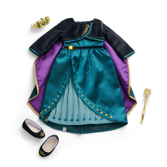 Disney Frozen Queen Anna Outfit & Accessories for 18-inch Dolls by American Girl®