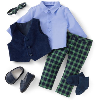 American Girl® x Janie and Jack Tartan Plaid Outfit for 18-inch Dolls