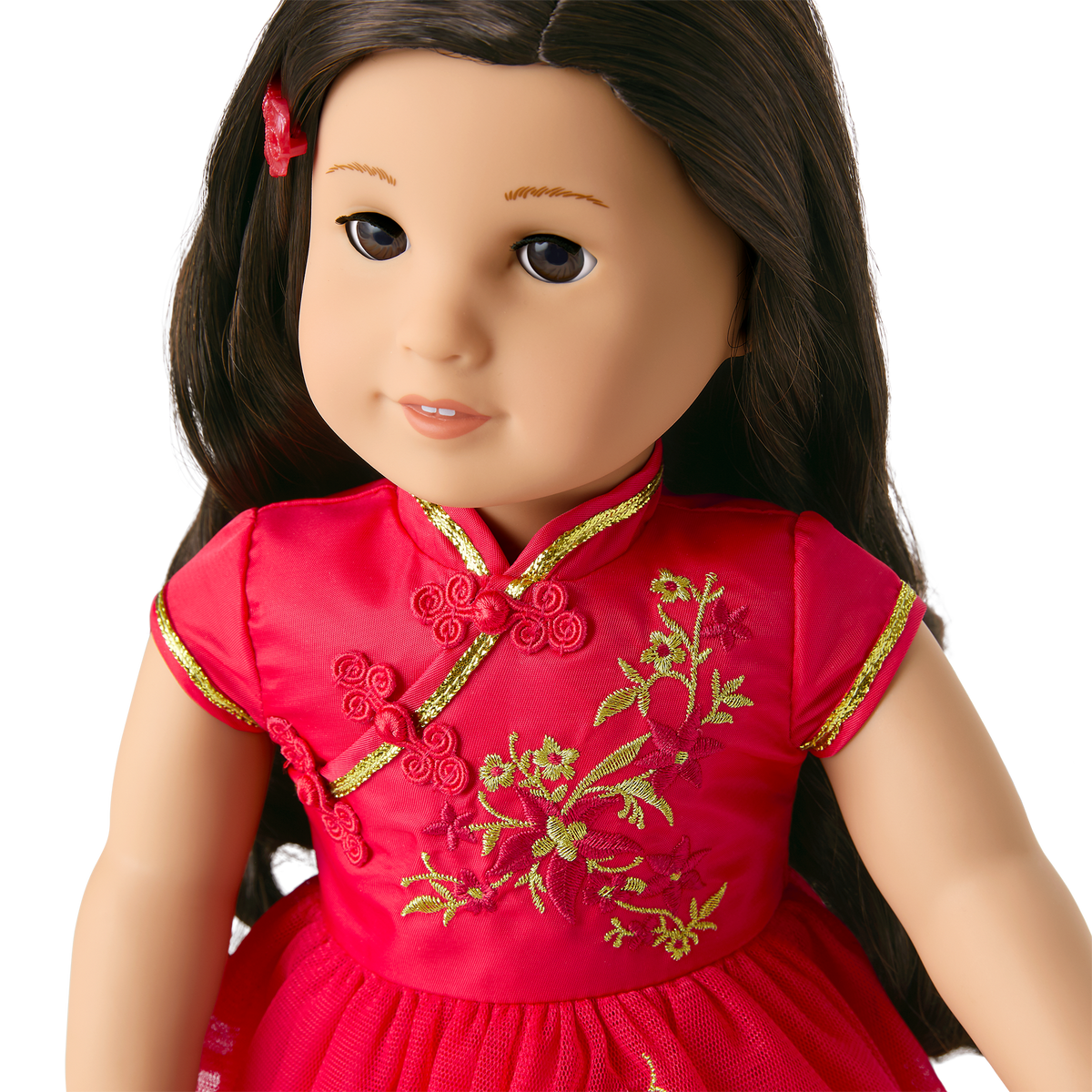Lunar New Year's Celebration Outfit for 18-inch Dolls