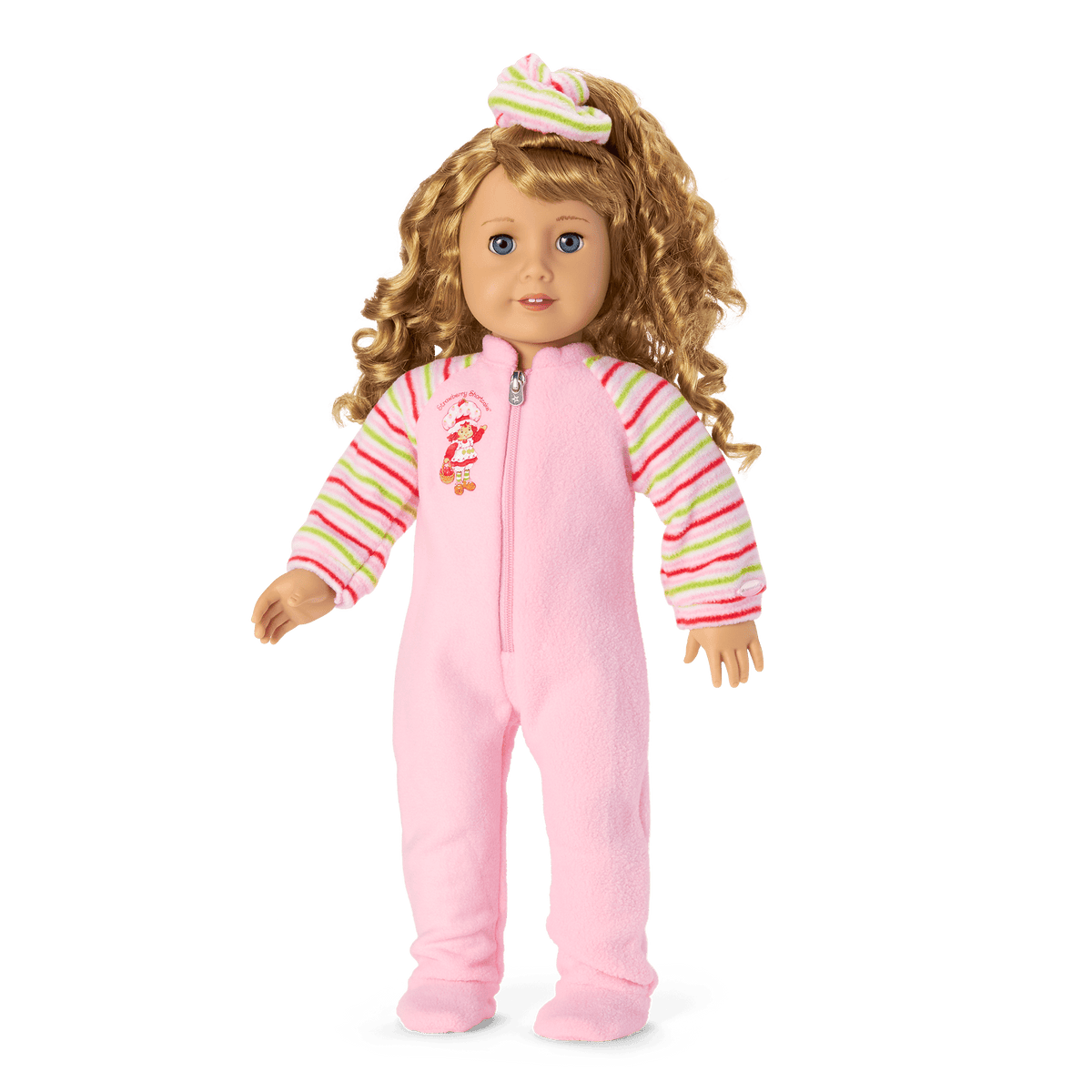 Courtney’s™ Strawberry Shortcake™ Sleeping Bag & PJs for 18-inch Dolls (Historical Characters)