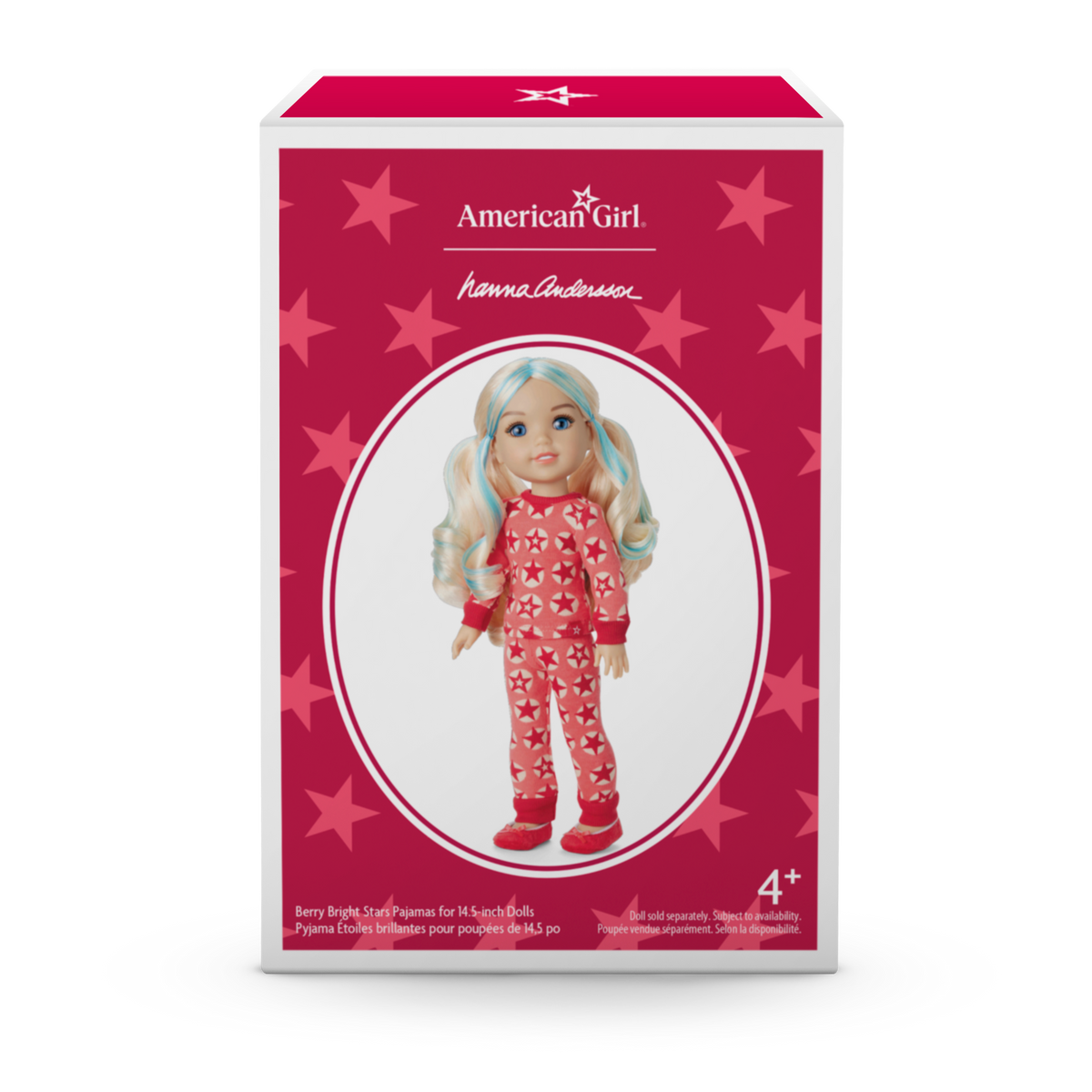 American Girl® x Hanna Andersson Berry Bright Stars Pajamas for 14.5-inch Dolls