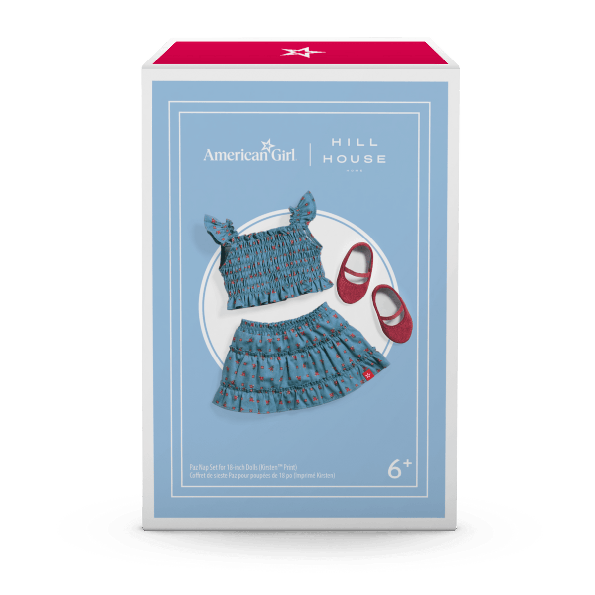 American Girl® x Hill House Home Paz Nap Set for 18-inch Dolls (Kirsten™ Print)