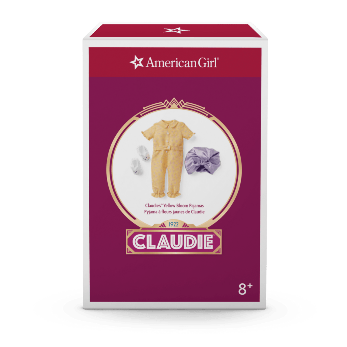Claudie's™ Yellow Bloom Pajamas for 18-inch Dolls (Historical Characters)