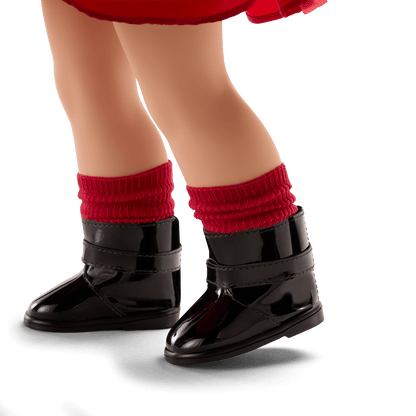 American Girl® x Something Navy Crimson Sparkle Sweater Dress for 18-inch Dolls