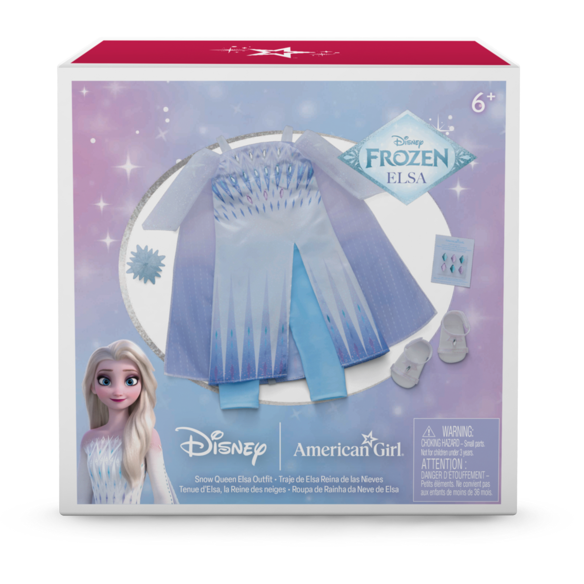 Disney Frozen Snow Queen Elsa Outfit & Accessories for 18-inch Dolls by American Girl®