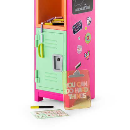 Colorful Cubbies Locker Set for 18-inch Dolls