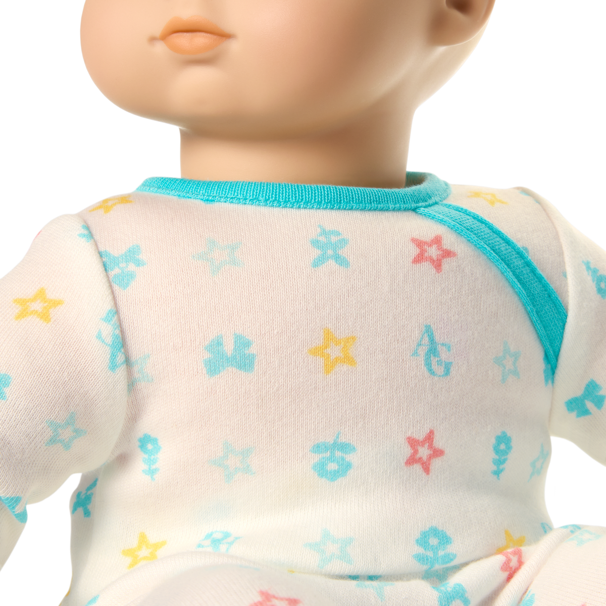 Bitty Baby® Doll #3 with blonde hair in Pastel Blue