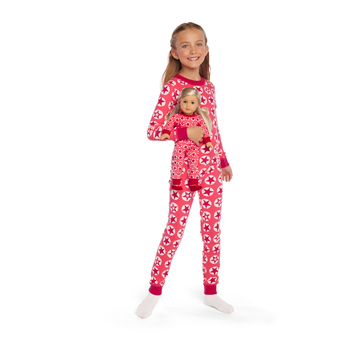 American Girl® x Hanna Andersson Berry Bright Stars Pajamas for 18-inch Dolls