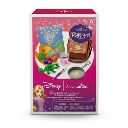 American Girl® Disney Princess Rapunzel Painting Accessories & Pascal for 18-inch Dolls