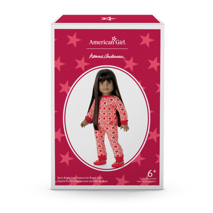 American Girl® x Hanna Andersson Berry Bright Stars Pajamas for 18-inch Dolls