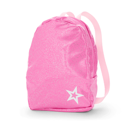Pink Spotted Cow Backpack & Accessory Set for 18-inch Dolls