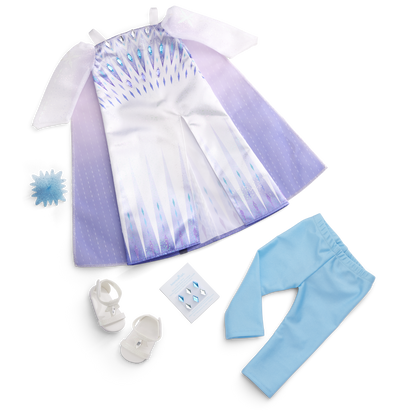Disney Frozen Snow Queen Elsa Outfit & Accessories for 18-inch Dolls by American Girl®