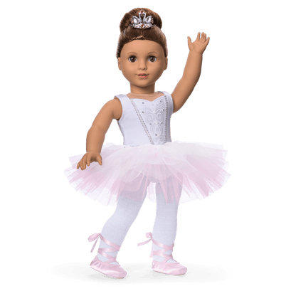 My First Ballet Recital Costume for 18-inch Dolls