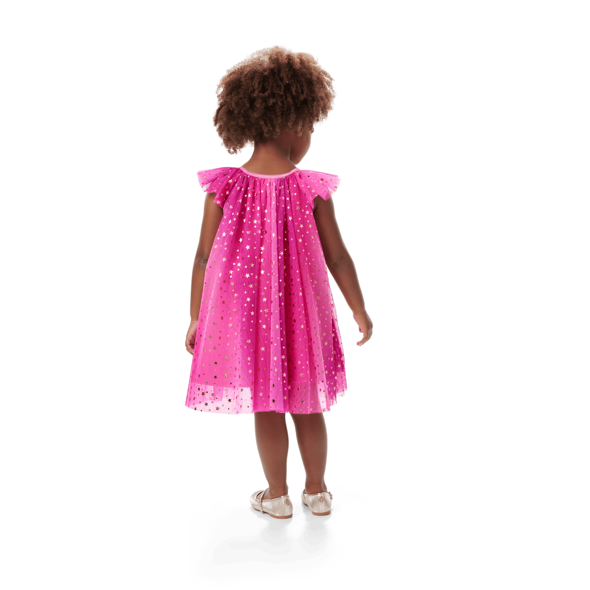 Pink Party-Ready Dress for Little Girls (Bitty Baby®)
