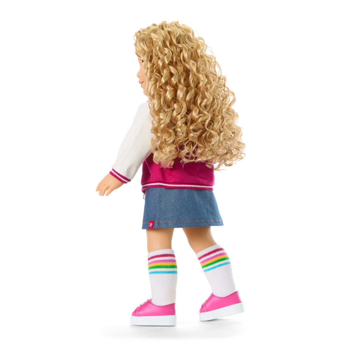 Truly Me™ 18-inch Doll #115 with curly blonde hair