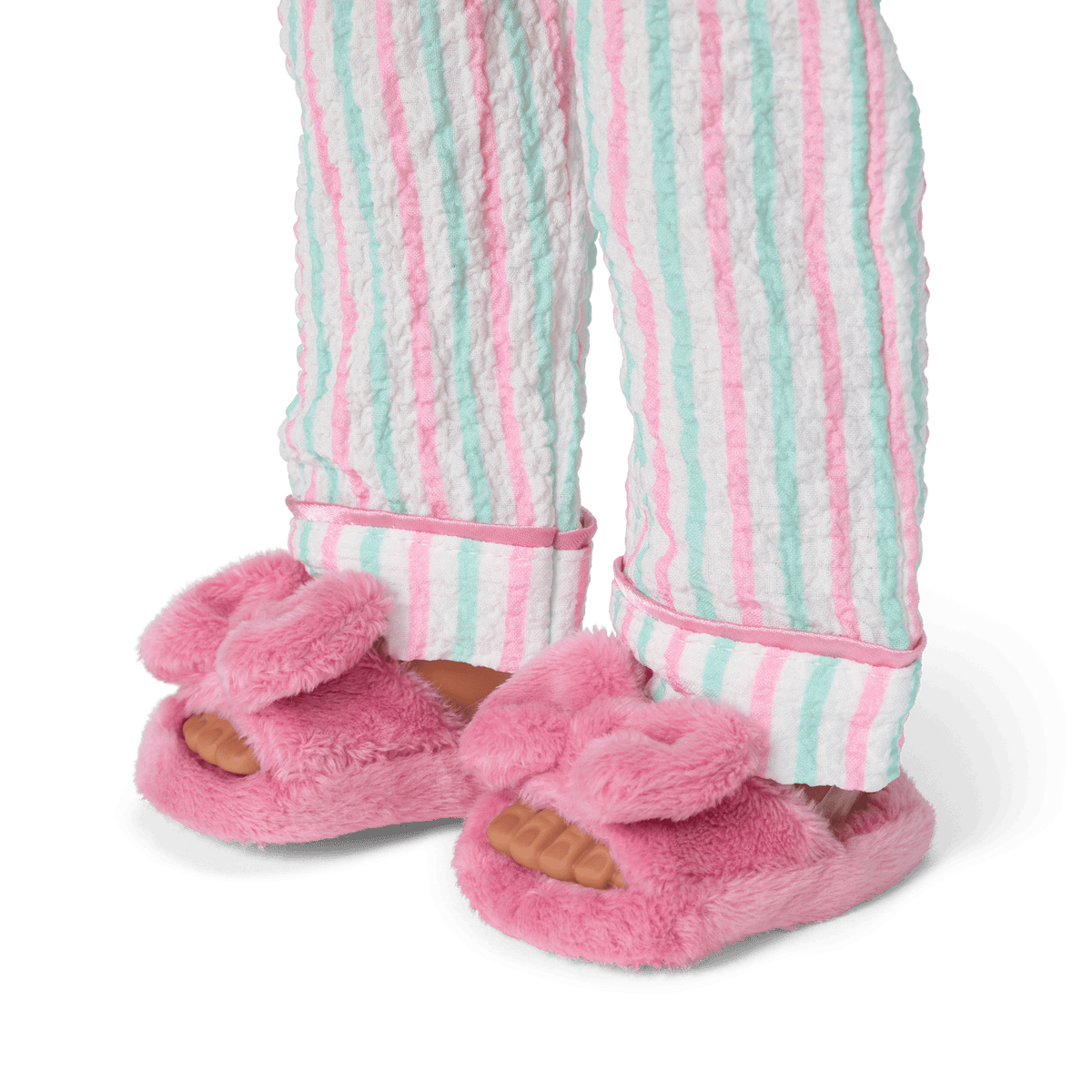 Raquel's™ Coastal Stripes Pajamas for 18-inch Dolls (Girl of the Year™ 2026)