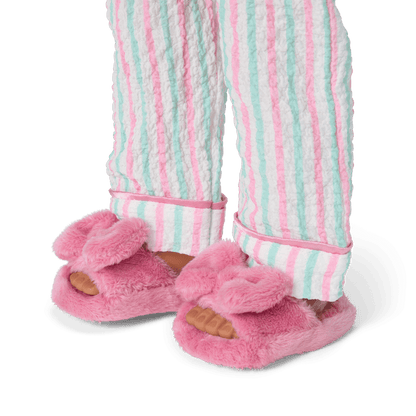 Raquel's™ Coastal Stripes Pajamas for 18-inch Dolls (Girl of the Year™ 2026)