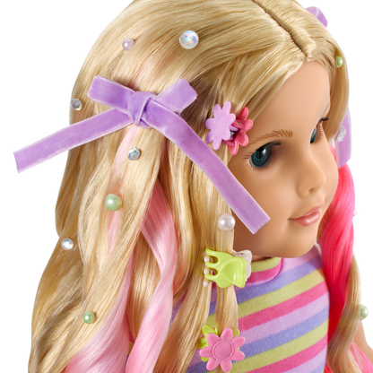 Long Hair Looks™ by Truly Me™ 18-inch Doll #133 & hair accessories