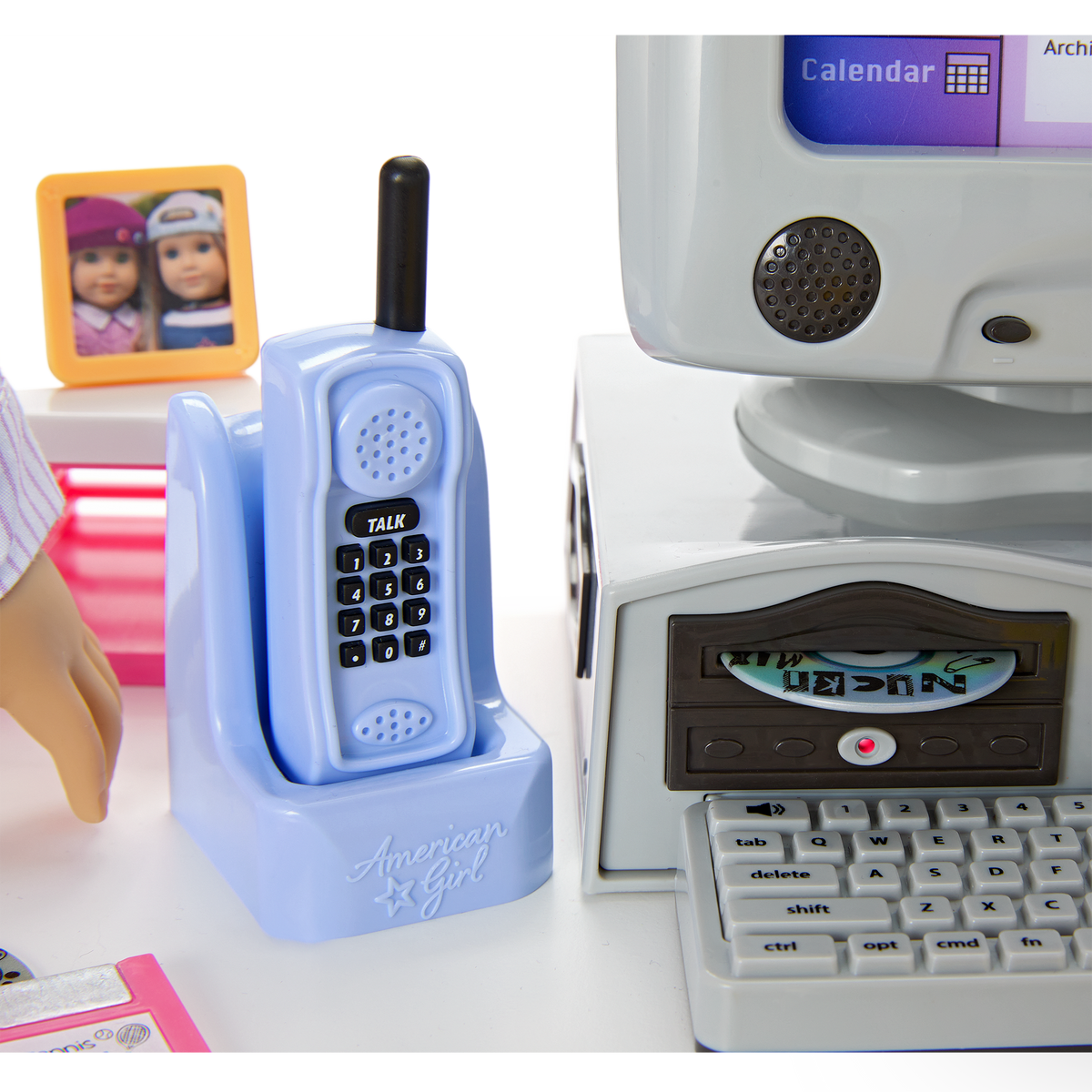 Isabel™ & Nicki’s™ Computer & Desk Set for 18-inch Dolls (Historical Characters)