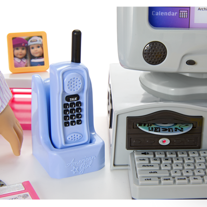 Isabel™ & Nicki’s™ Computer & Desk Set for 18-inch Dolls (Historical Characters)