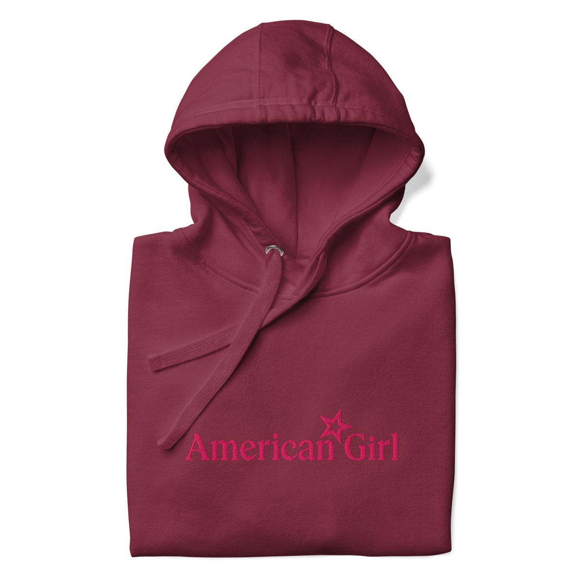 American Girl® Burgundy Hoodie for Adults