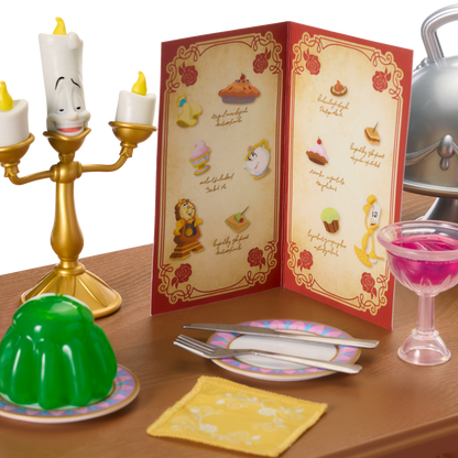 Disney Princess Belle Enchanted Castle Dining Set & Friends for 18-inch Dolls by American Girl®