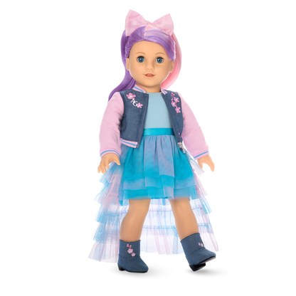 American Girl® x Harlem’s Fashion Row Cherry Blossom Couture Ruffle Dress for Girls & 18-inch Dolls