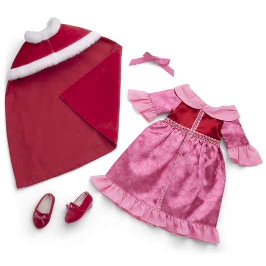 Disney Princess Belle Winter Dress & Cape Outfit for 18-inch Dolls by American Girl®