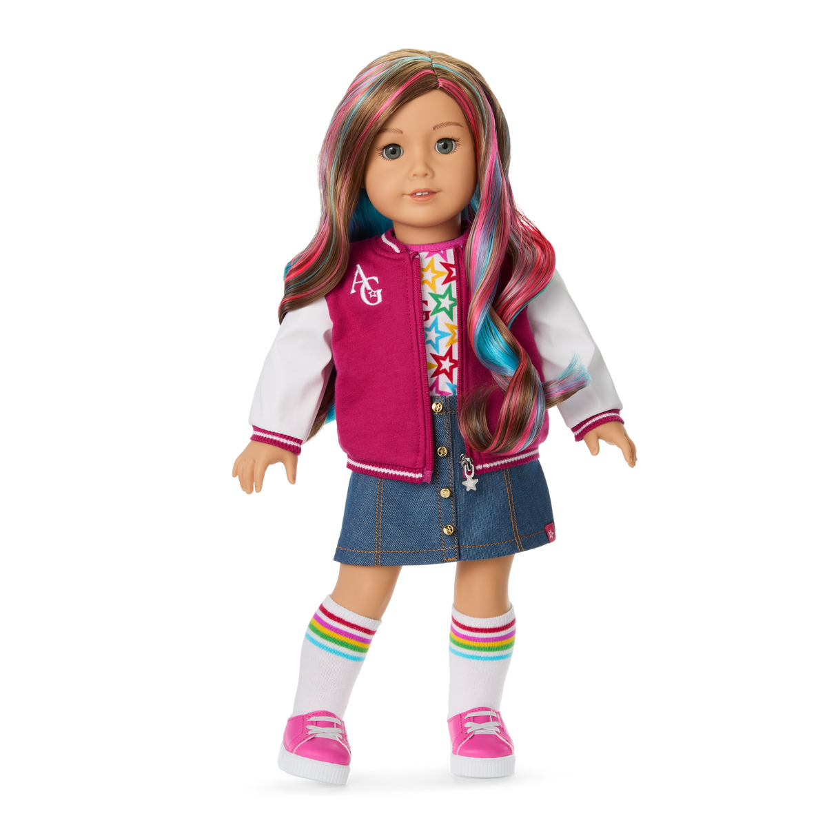Truly Me™ 18-inch Doll #101, Puppy, Mini Backpack & Accessories AG™ Star Squad Bundle
