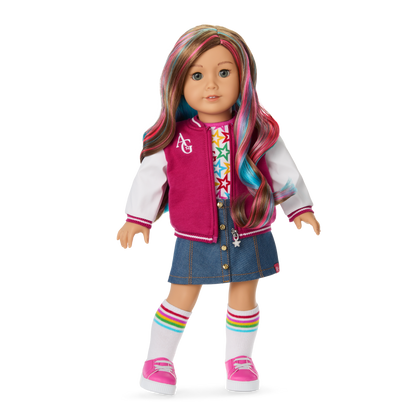 Truly Me™ 18-inch Doll #101, Puppy, Mini Backpack & Accessories AG™ Star Squad Bundle