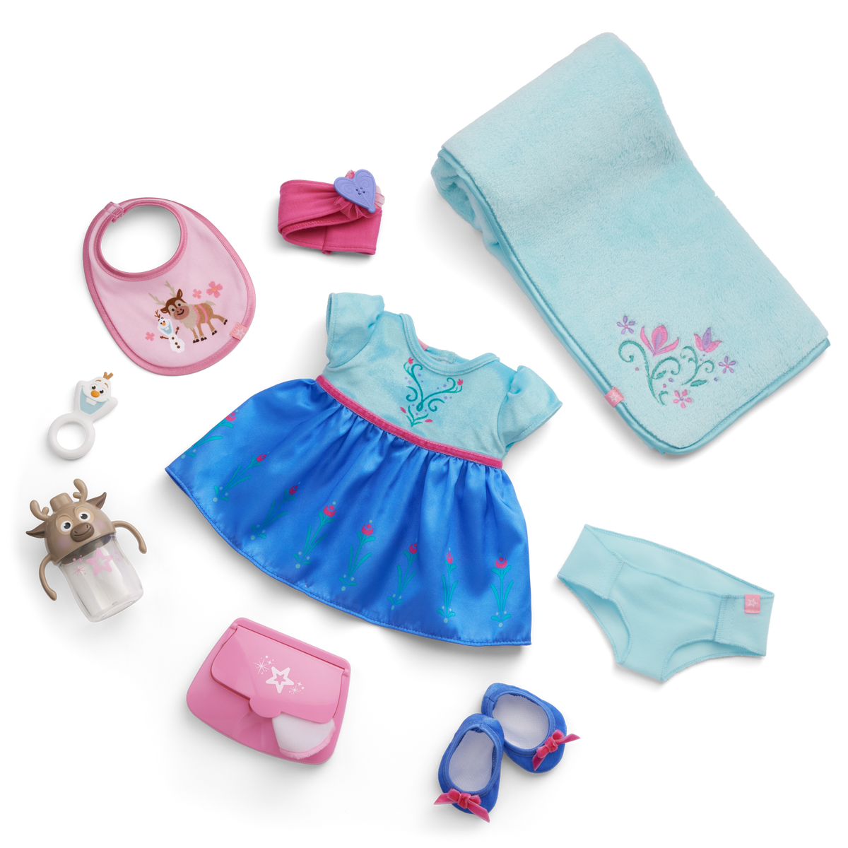 Disney Frozen Anna Cuddle & Care Set with Bitty Baby® Doll by American Girl®