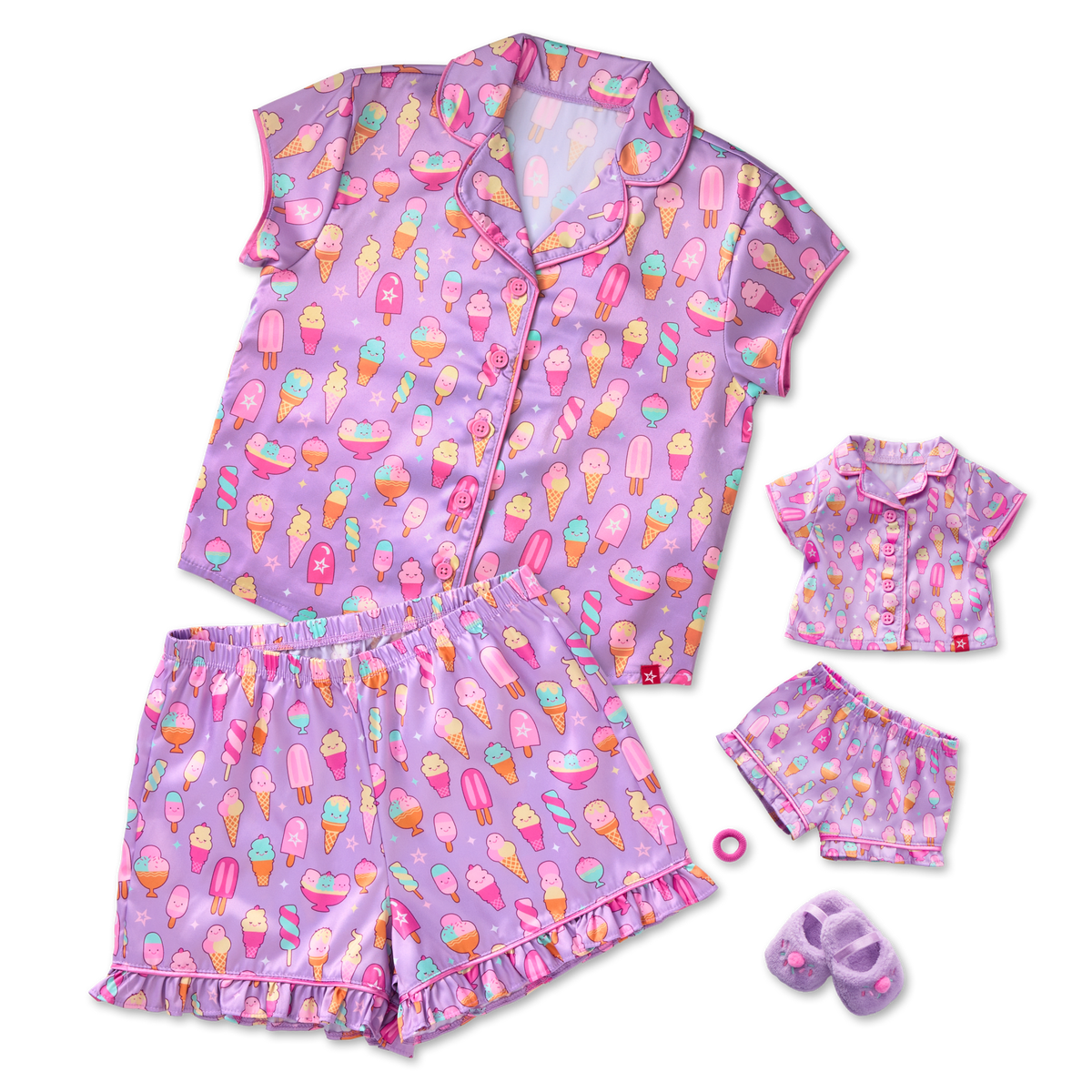 Sweet Dreams PJs for Girls & 18-inch Dolls