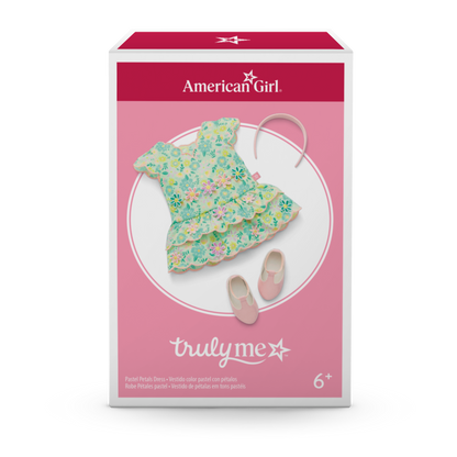 Pastel Petals Dress for 18-inch Dolls