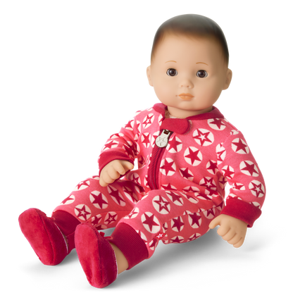 American Girl® x Hanna Andersson Berry Bright Stars Pajamas for Little Girls & Bitty Baby® Dolls