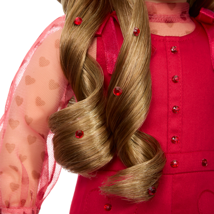 January Garnet Glam Outfit for 18-inch Dolls