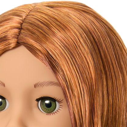 Truly Me™ 18-inch Doll #103 with wavy red hair