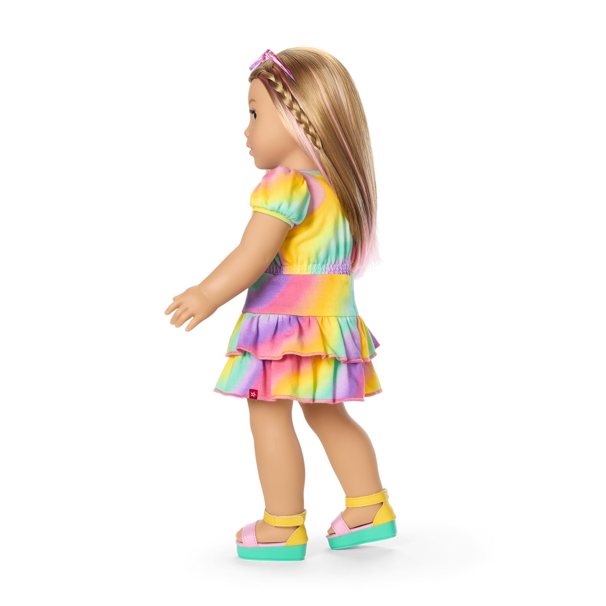 Summer's™ Rainbow Swirl Dress for Girls & 18-inch Dolls + Summer Doll (Girl of the Year™ 2025)