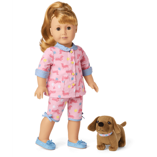 Maryellen’s™ Dachshund Pajamas & Dog (Historical Characters)