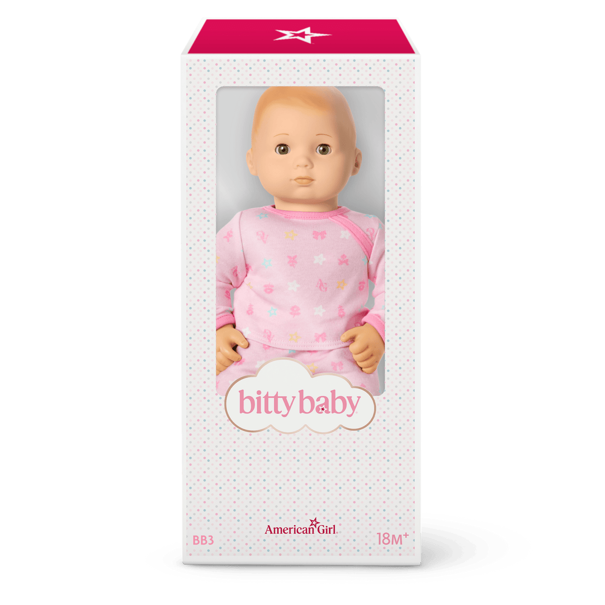 Bitty Baby® Doll #3 with blonde hair in Pastel Pink