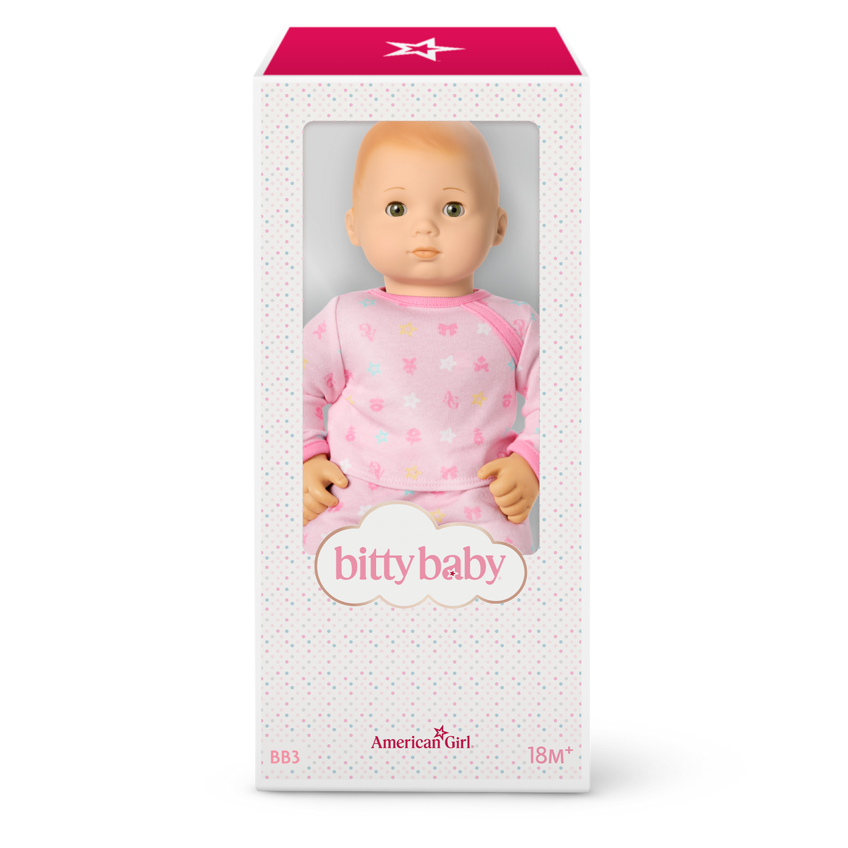 Bitty Baby® Doll #3 in Pastel Pink + Bunny Friend & Board Book
