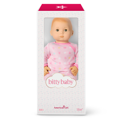 Bitty Baby® Doll #3 in Pastel Pink + Bunny Friend & Board Book