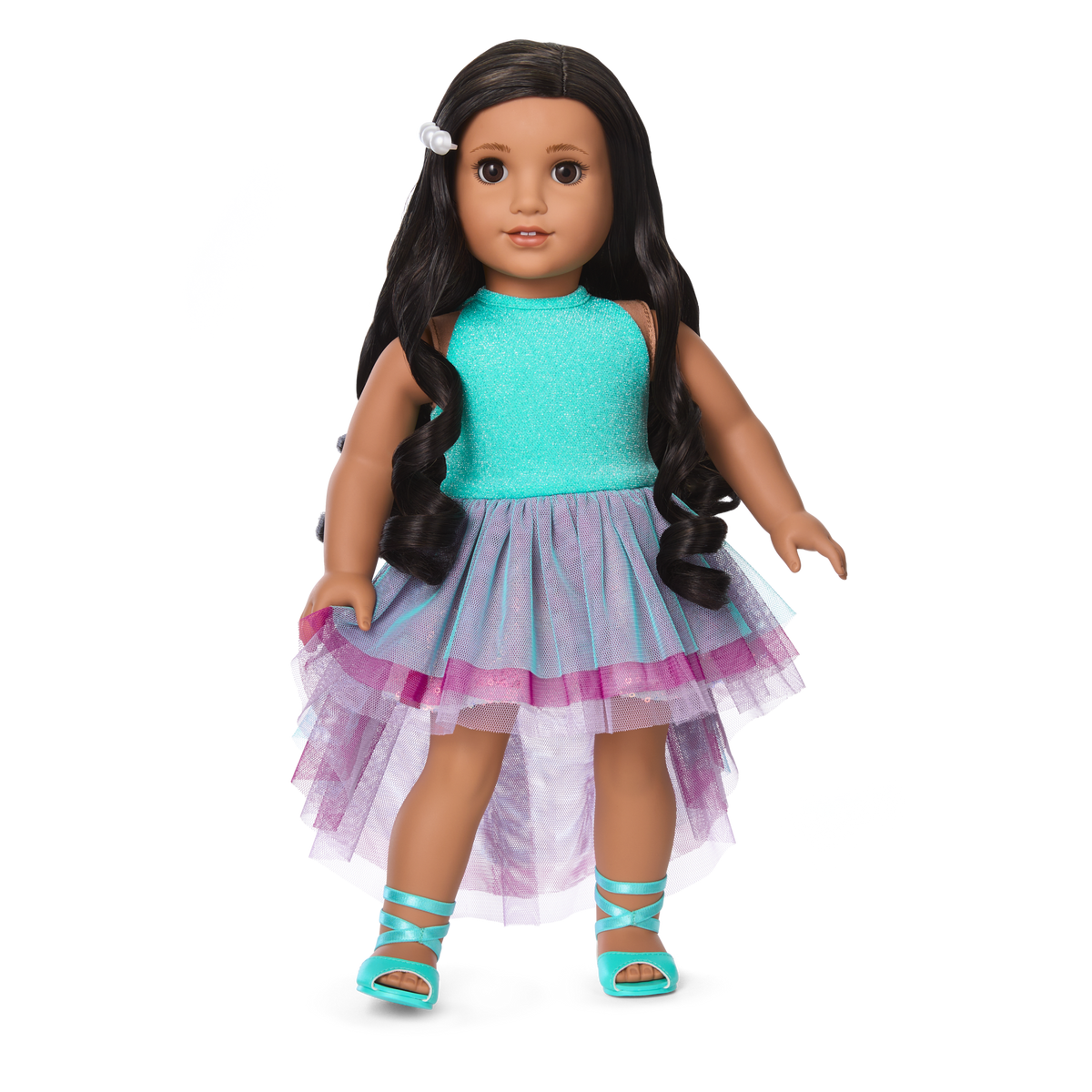 Glam Shimmering Ocean Outfit for 18-inch Dolls