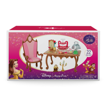 Disney Princess Belle Enchanted Castle Dining Set & Friends for 18-inch Dolls by American Girl®