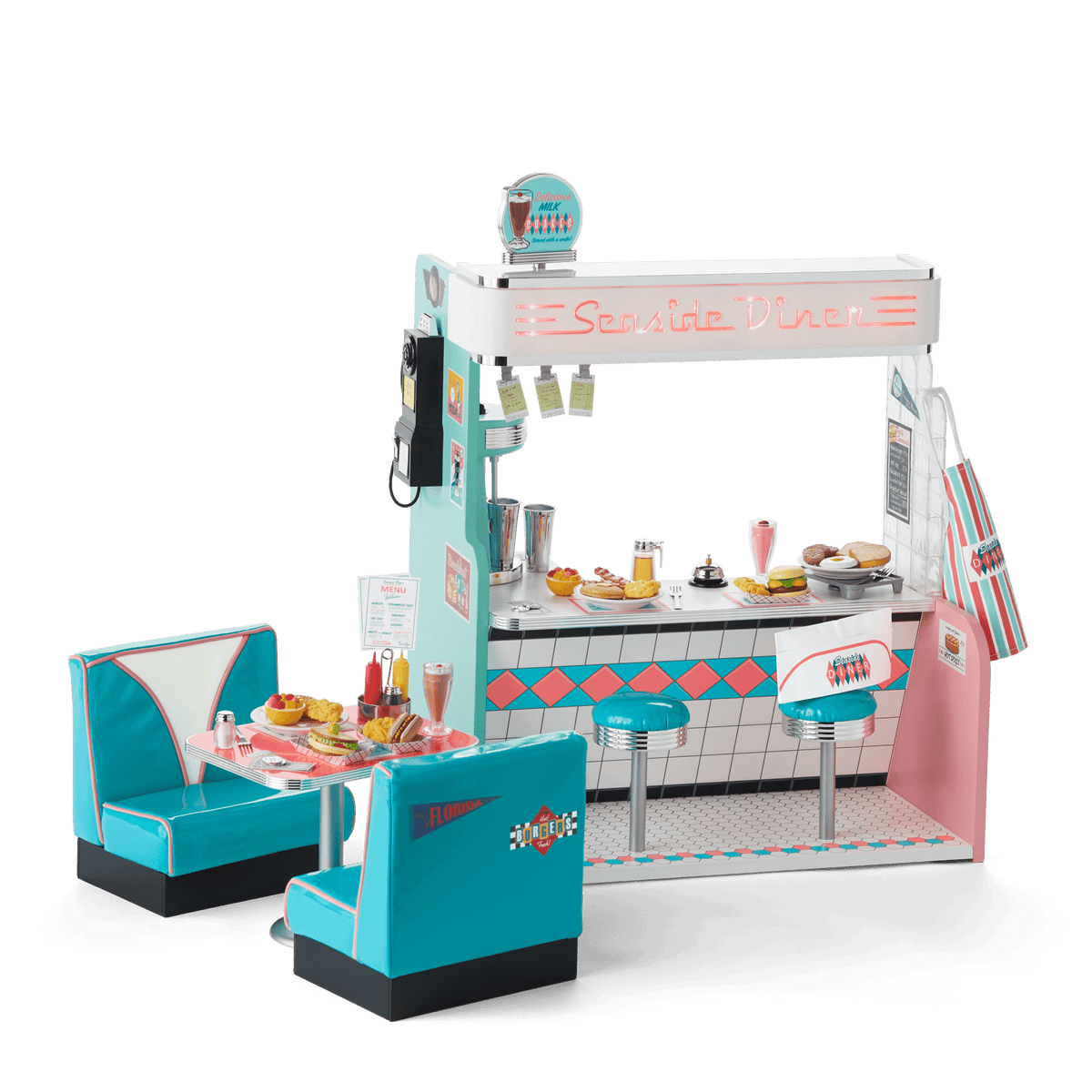 Maryellen’s™ Seaside Diner for 18-inch Dolls (Historical Characters)