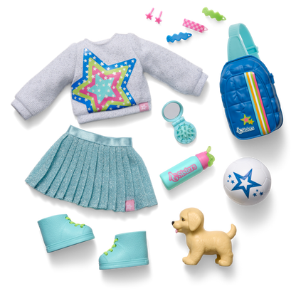 AG Sisters™ Jozette™ Doll, Book & Doll Carrier