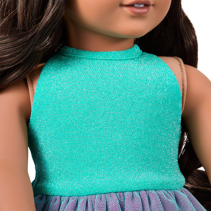 Glam Shimmering Ocean Outfit for 18-inch Dolls