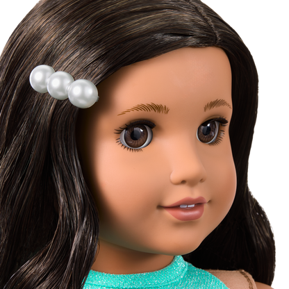 Glam Shimmering Ocean Outfit for 18-inch Dolls