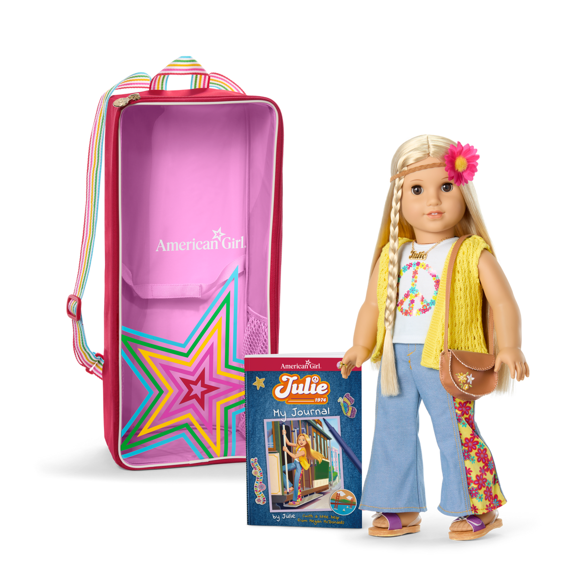 Julie™ 18-inch Doll, Journal, Accessories & Doll Carrier (Historical Characters)