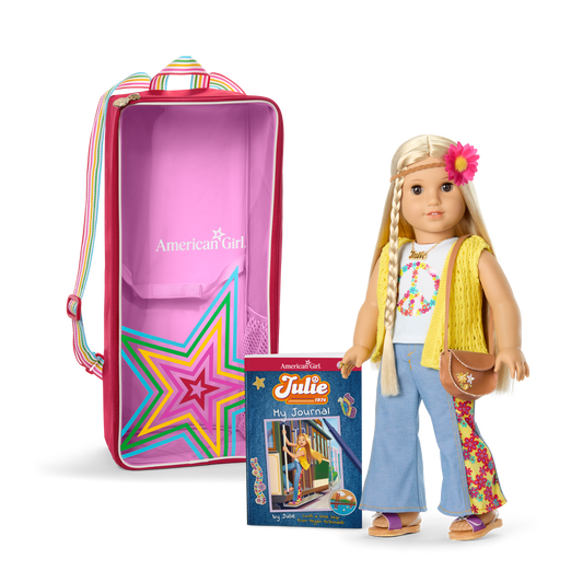 Julie™ 18-inch Doll, Journal, Accessories & Doll Carrier (Historical Characters)